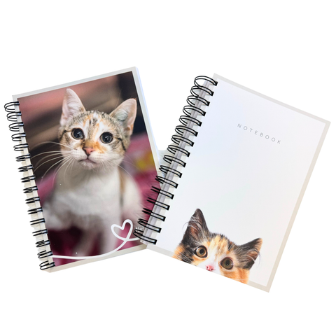 Purr-fect Pair Notebook Set - A5 Lined & Sketch Cat Notebook Bundle