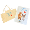 Best Friends Set -"Best friends are the ones with paws" Apron & Tea Towel