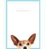 Dog Notebook - A5 Spiral 300 pages (Blank, Unlined)